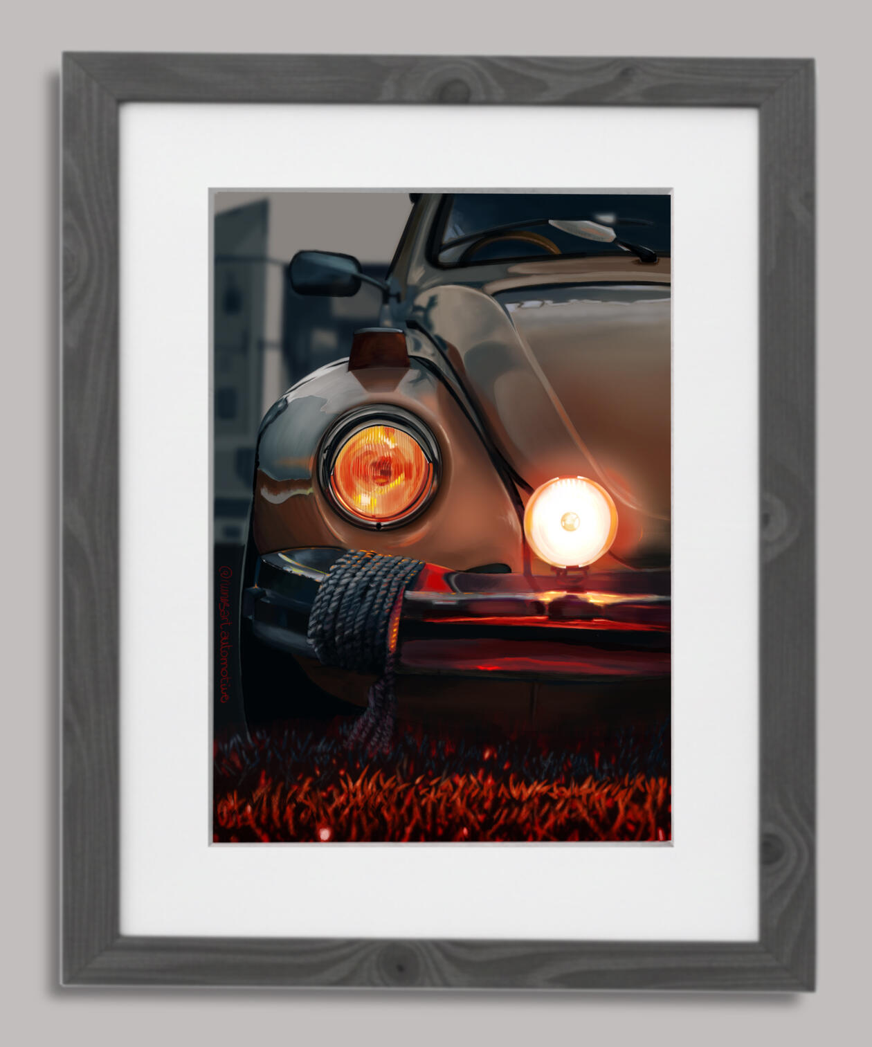 Impresión giclée fine art de pintura digital sobre papel de algodón de calidad museo, producida con pigmentos minerales y ediciones limitadas certificadas